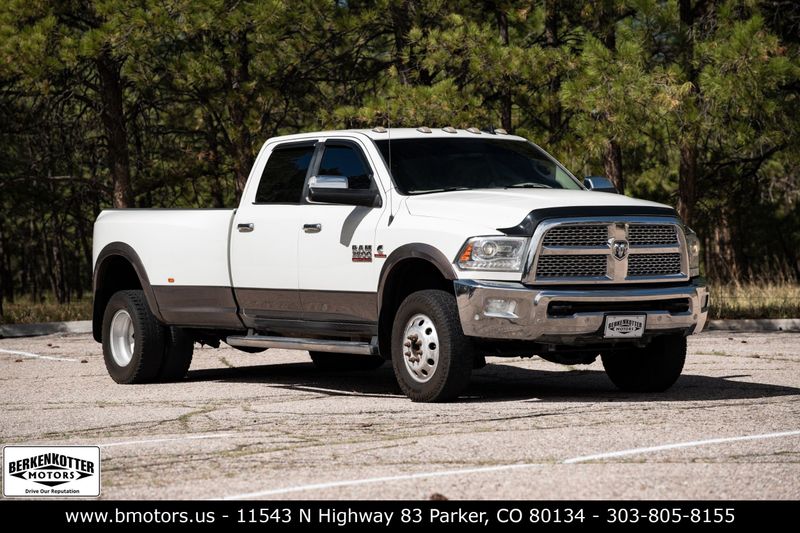 White 2018 RAM 3500 Pickup Truck Four-Wheel Drive 6-Speed Automatic