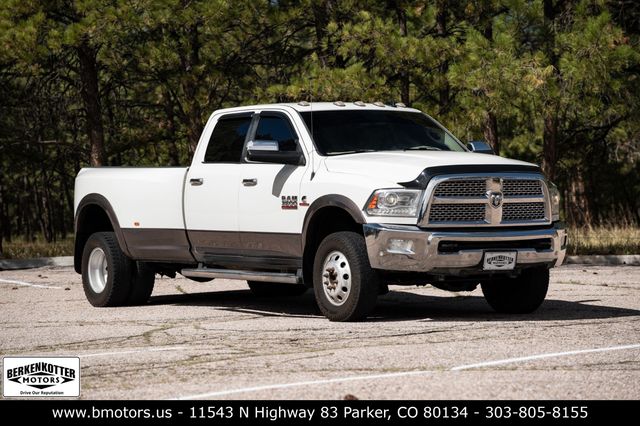 White 2018 RAM 3500 Pickup Truck Four-Wheel Drive 6-Speed Automatic