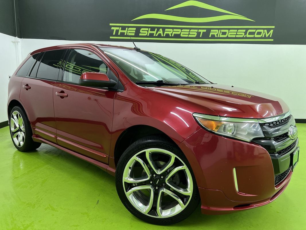 Red 2012 Ford Edge Sport AWD SUV / Crossover All-Wheel Drive Automatic