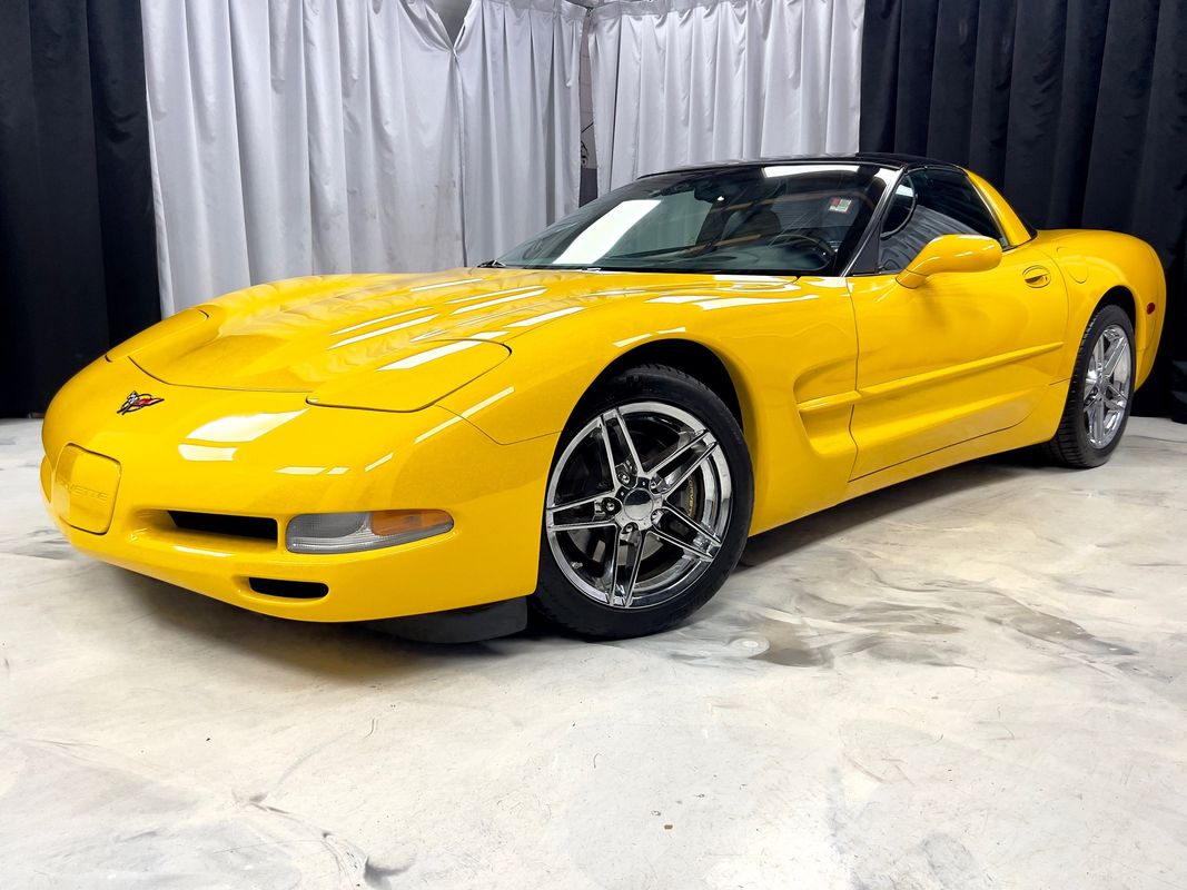 Yellow 2001 Chevrolet Corvette Coupe Rear-Wheel Drive 4-Speed Automatic