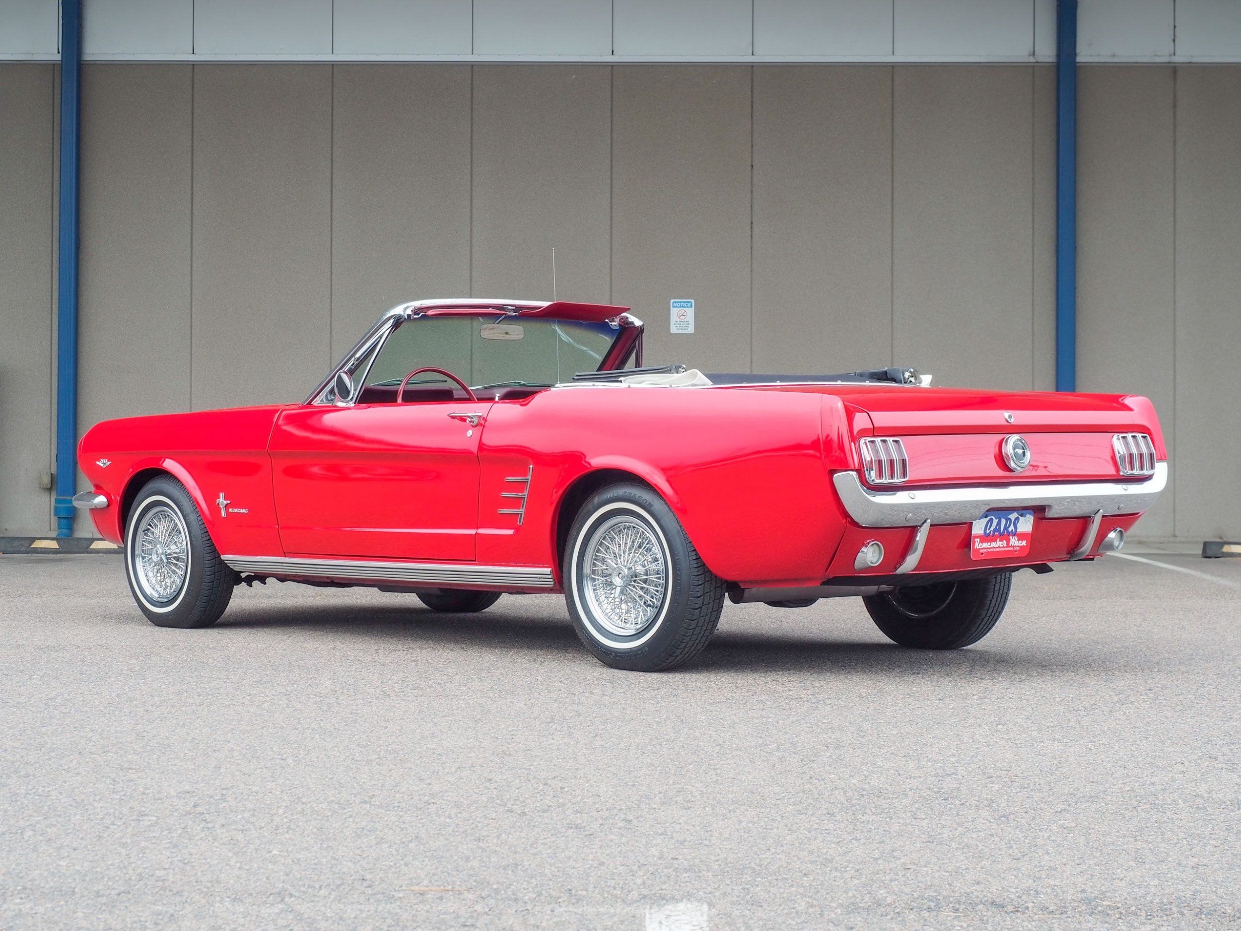 1966 Ford Mustang Red Convertible
