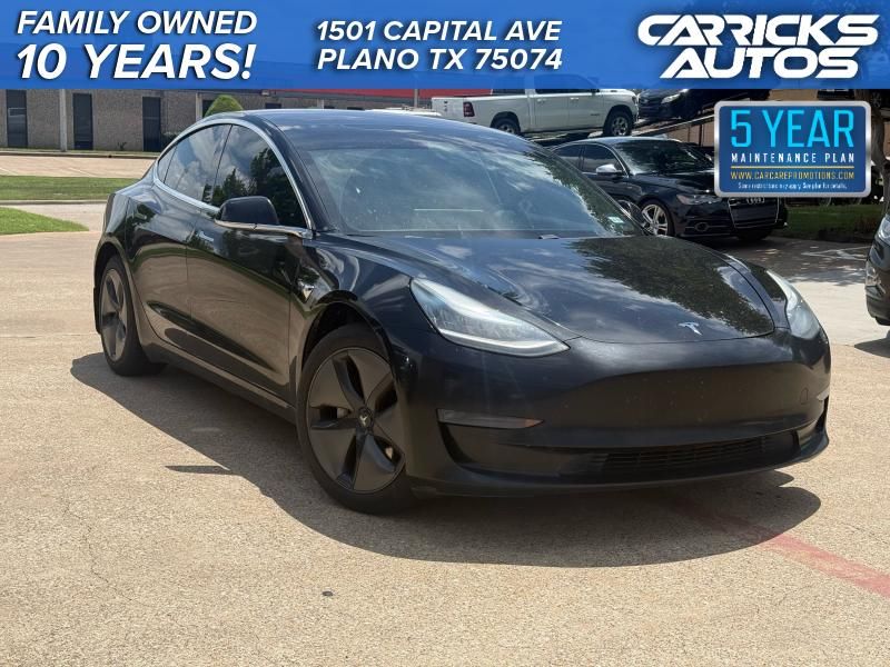 Black 2019 Tesla Model 3 Long Range RWD Sedan Rear-Wheel Drive Automatic