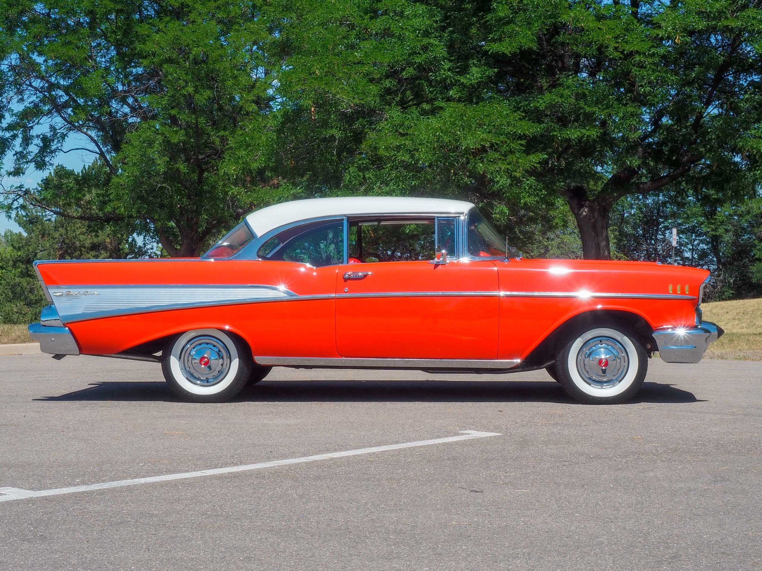 1957 Chevrolet Bel Air Orange 