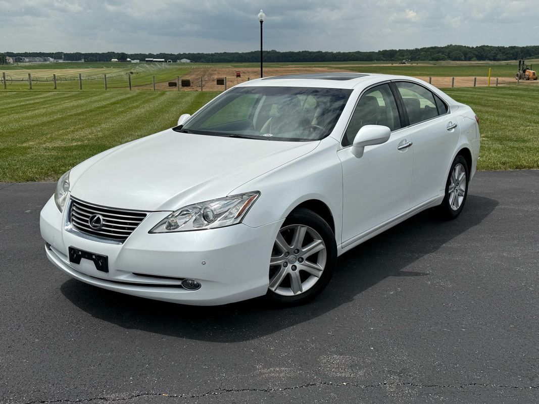White 2009 Lexus ES 350 FWD Sedan Front-Wheel Drive 6-Speed Automatic
