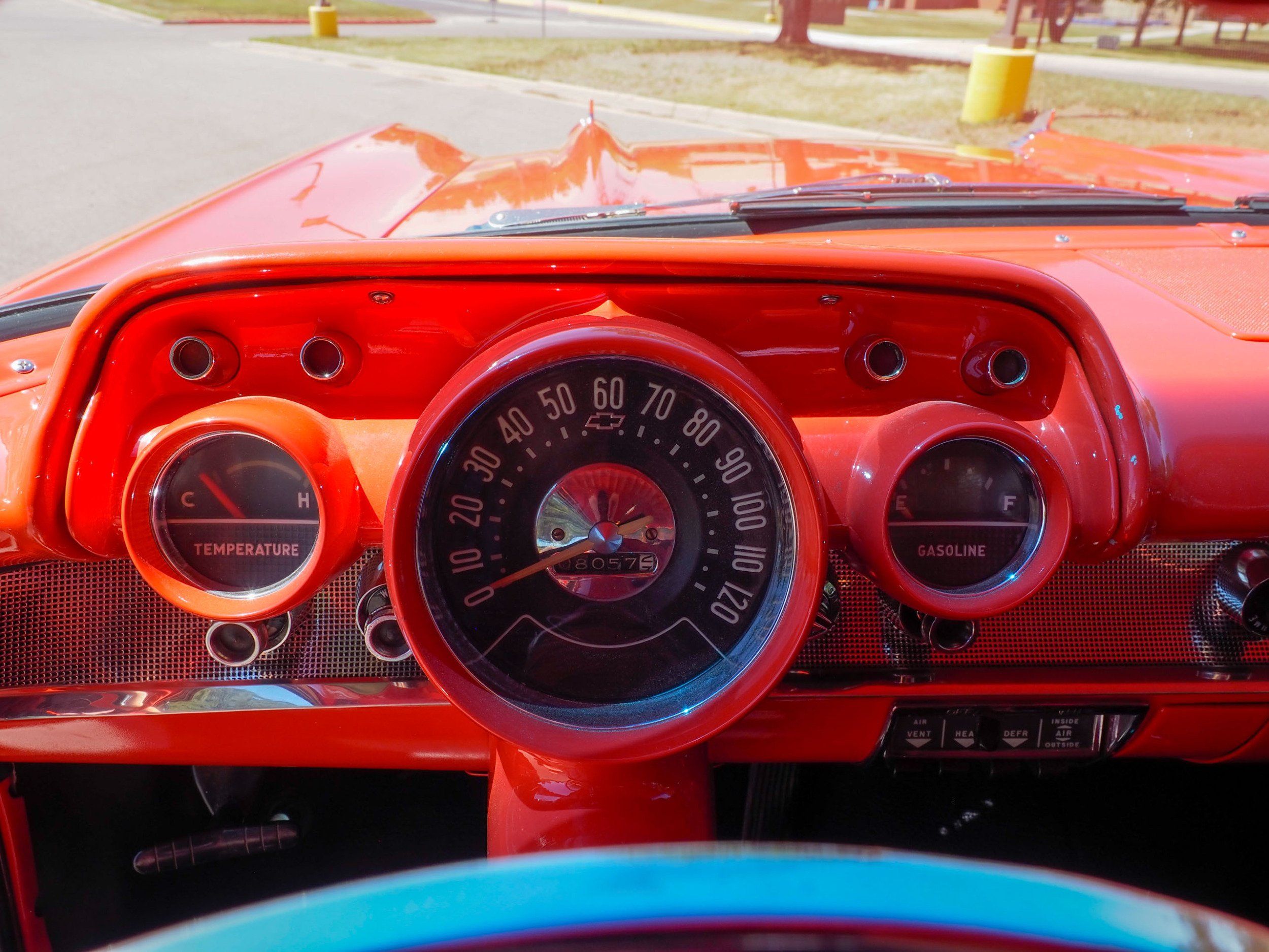 1957 Chevrolet Bel Air Orange 