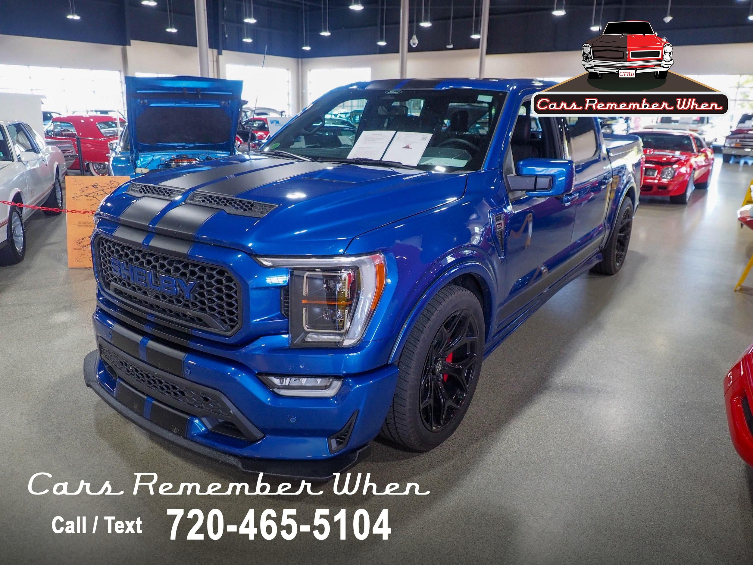 2022 Ford F-150 Blue Super Snake