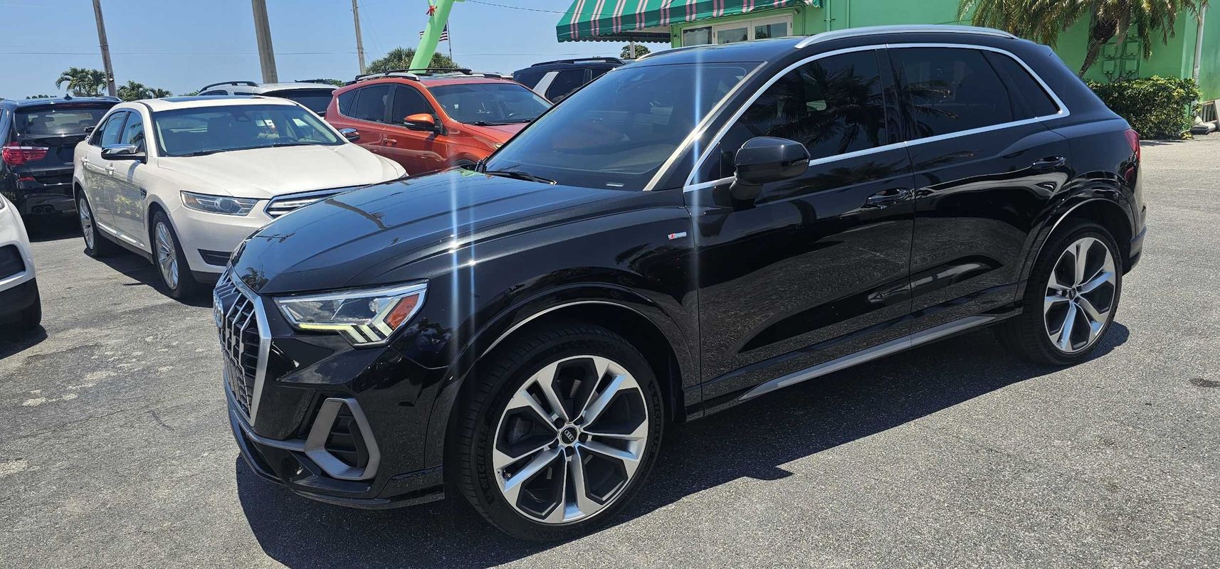 Black 2020 Audi Q3 quattro Premium Plus S Line 45 TFSI SUV / Crossover All-Wheel Drive 8-Speed Automatic
