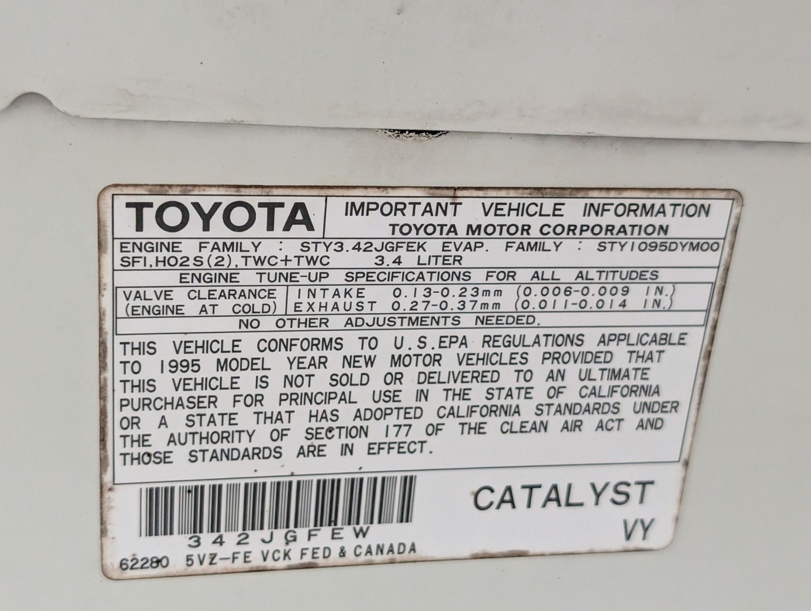 1995 Toyota T100 141