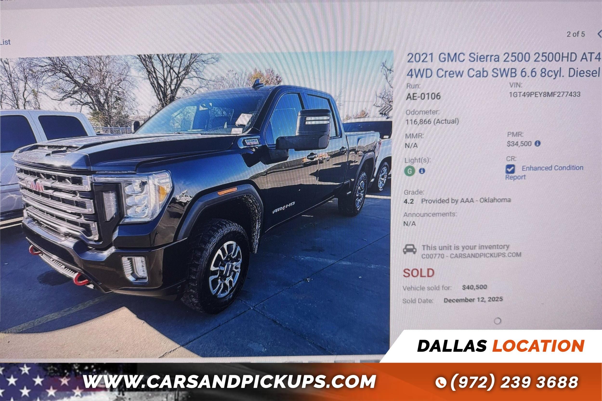 2021 GMC Sierra 2500HD AT4's photo