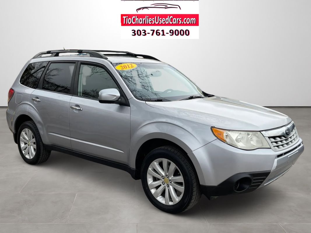 Silver 2012 Subaru Forester 2.5X Premium SUV / Crossover All-Wheel Drive 4-Speed Automatic