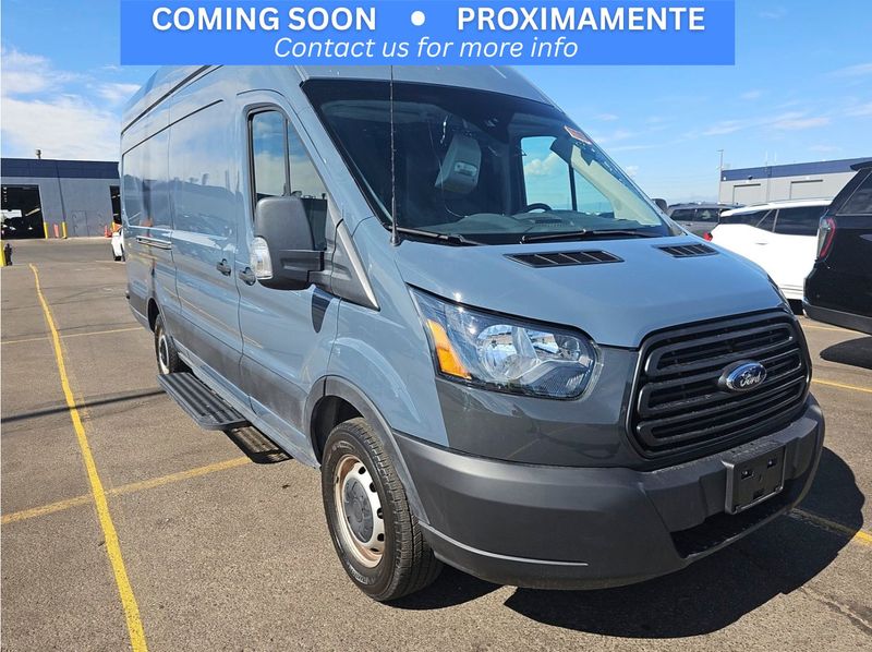 Blue 2019 Ford Transit Cargo Van Rear-Wheel Drive 6-Speed Automatic
