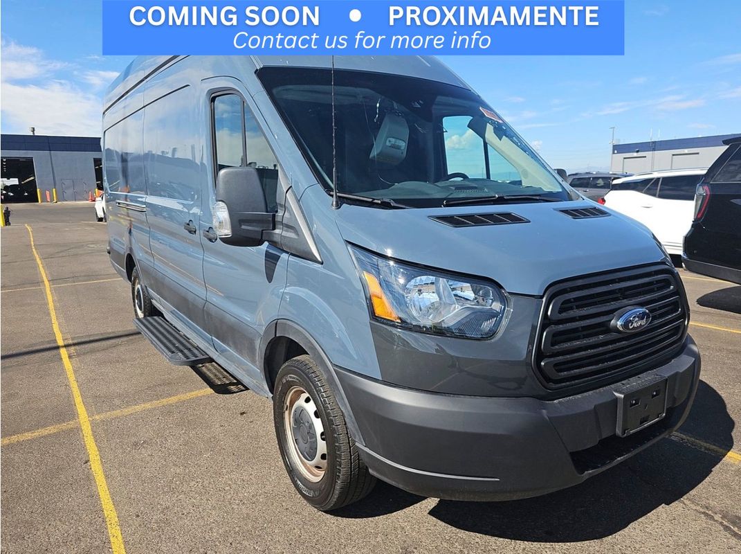 Blue 2019 Ford Transit Cargo Van Rear-Wheel Drive 6-Speed Automatic