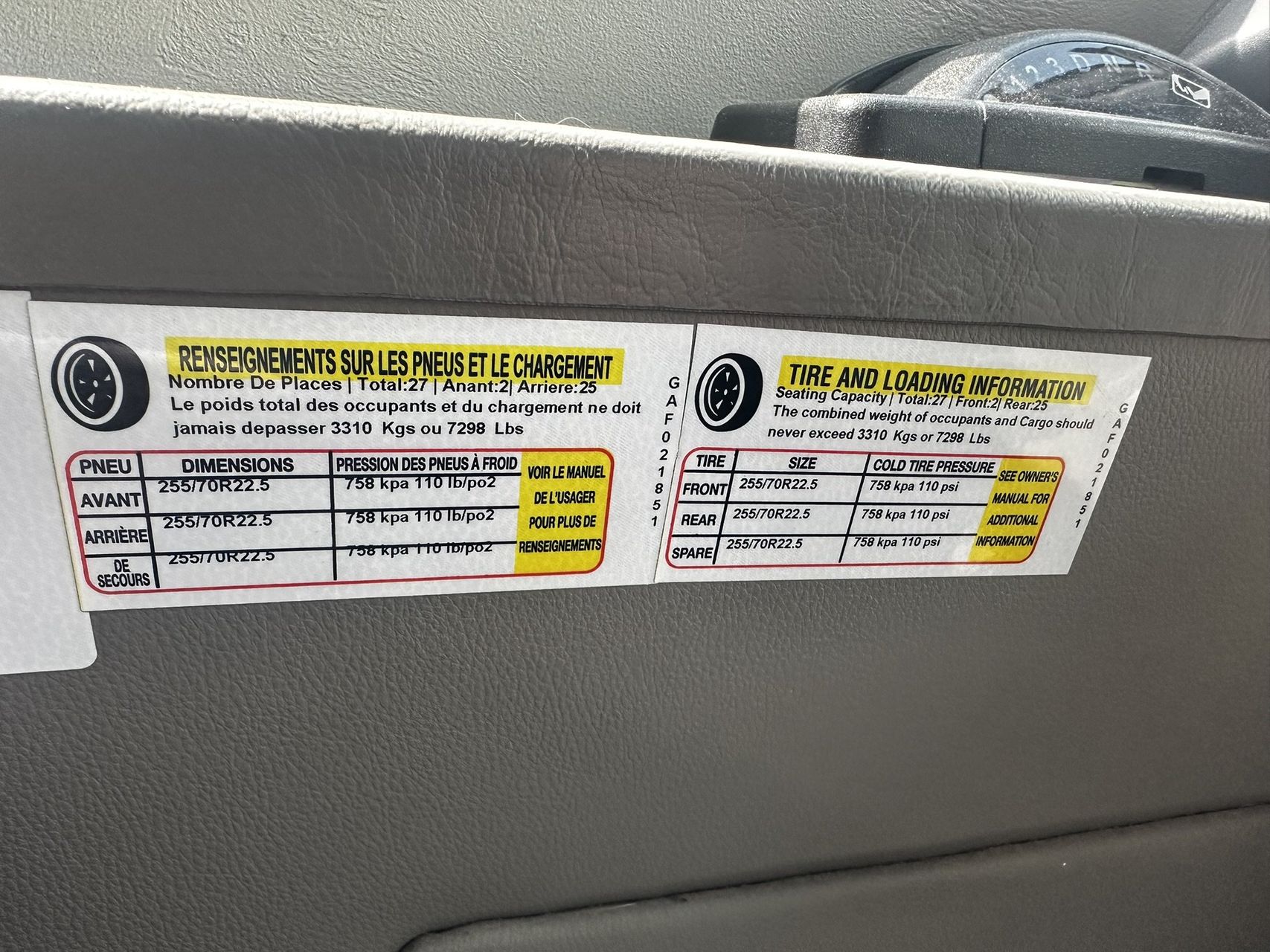 2018 Freightliner Glaval Legacy FA1034 3