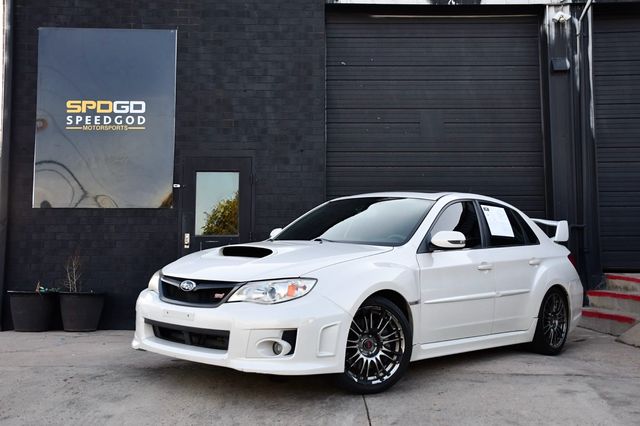 White 2013 Subaru Impreza WRX STI Sedan All-Wheel Drive 6-Speed Manual