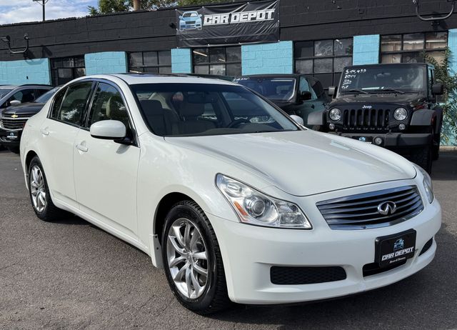 White 2007 INFINITI G35 Sedan All-Wheel Drive 5-Speed Automatic