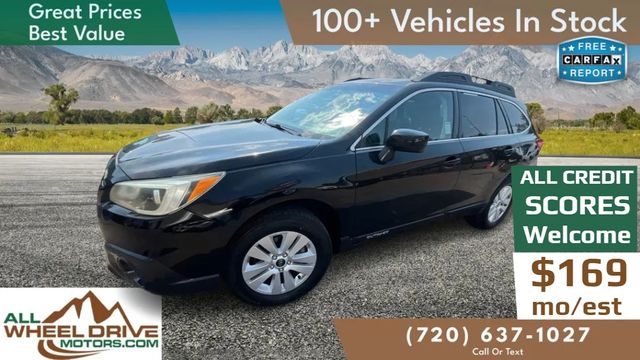 Black 2016 Subaru Outback Wagon All-Wheel Drive 6-Speed CVT
