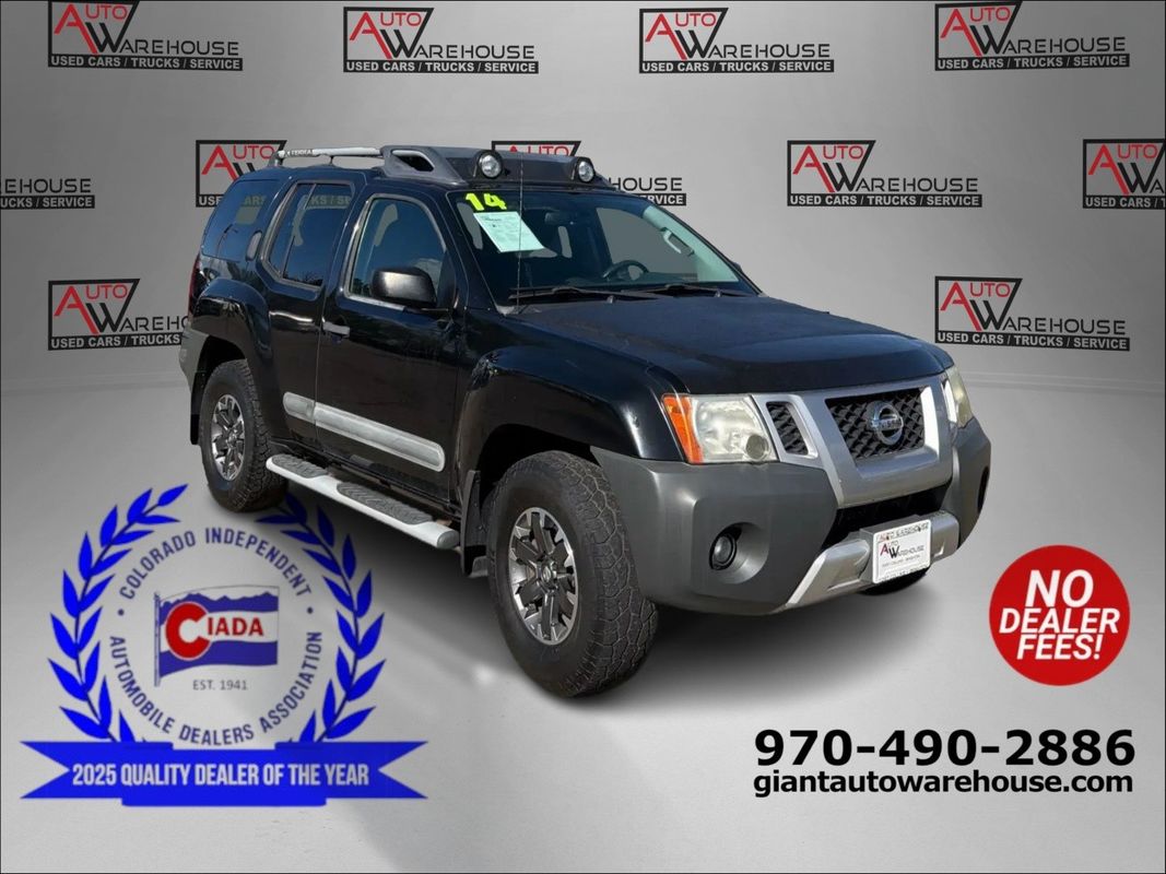 Black 2014 Nissan Xterra SUV / Crossover 6-Speed Manual