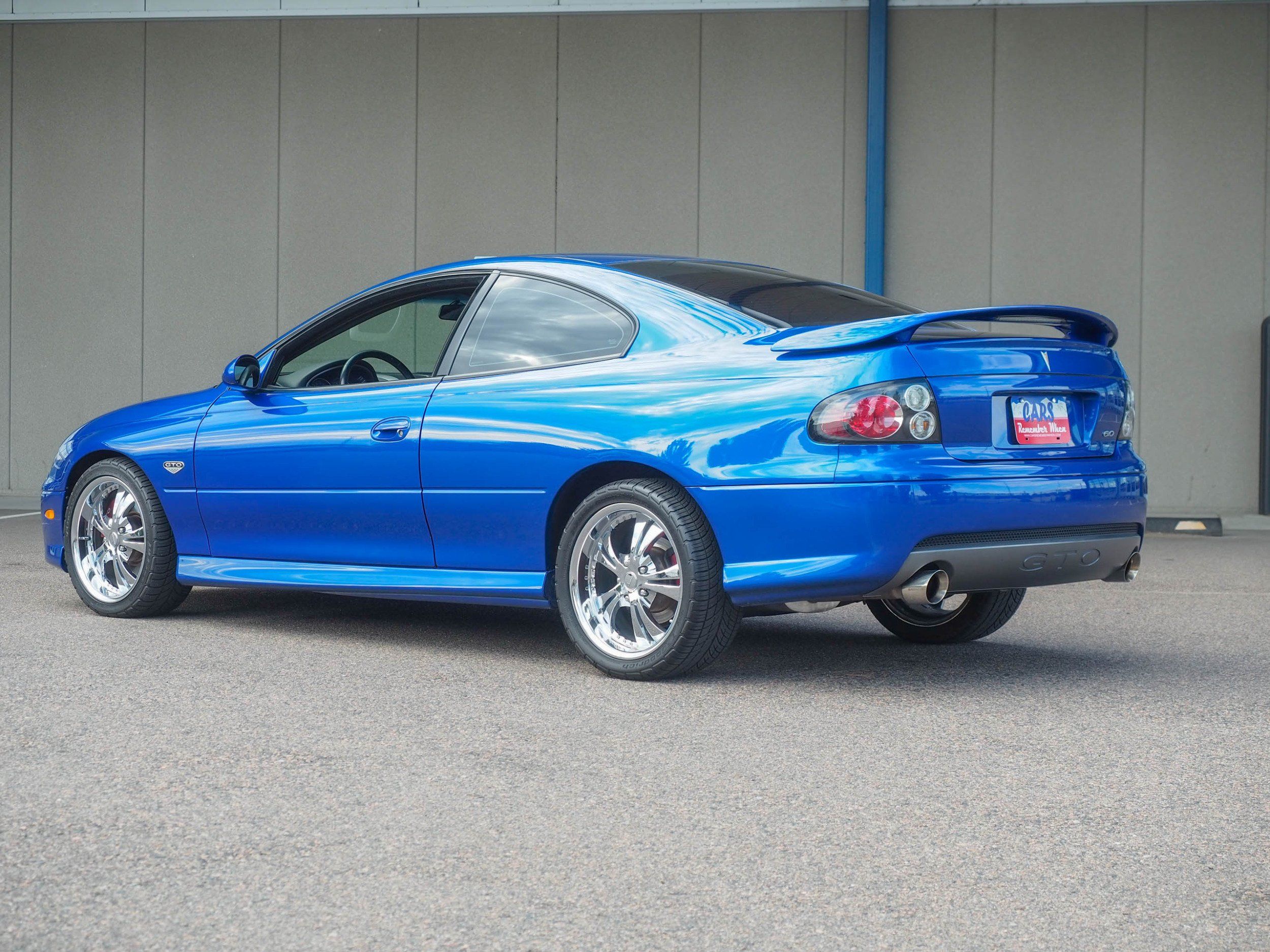 2006 Pontiac GTO Blue 