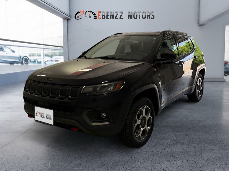 Black 2022 Jeep Compass SUV / Crossover Four-Wheel Drive 9-Speed Automatic