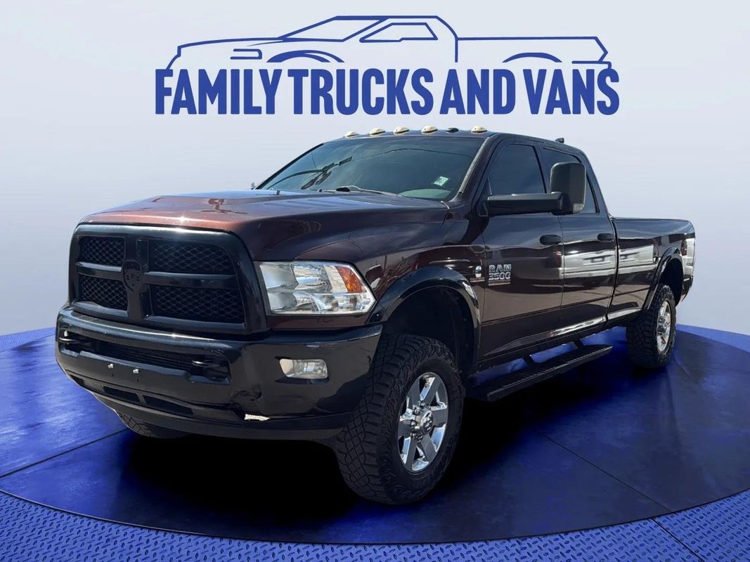 Brown 2013 RAM 3500 Tradesman Crew Cab LB 4WD Pickup Truck Four-Wheel Drive 6-Speed Automatic