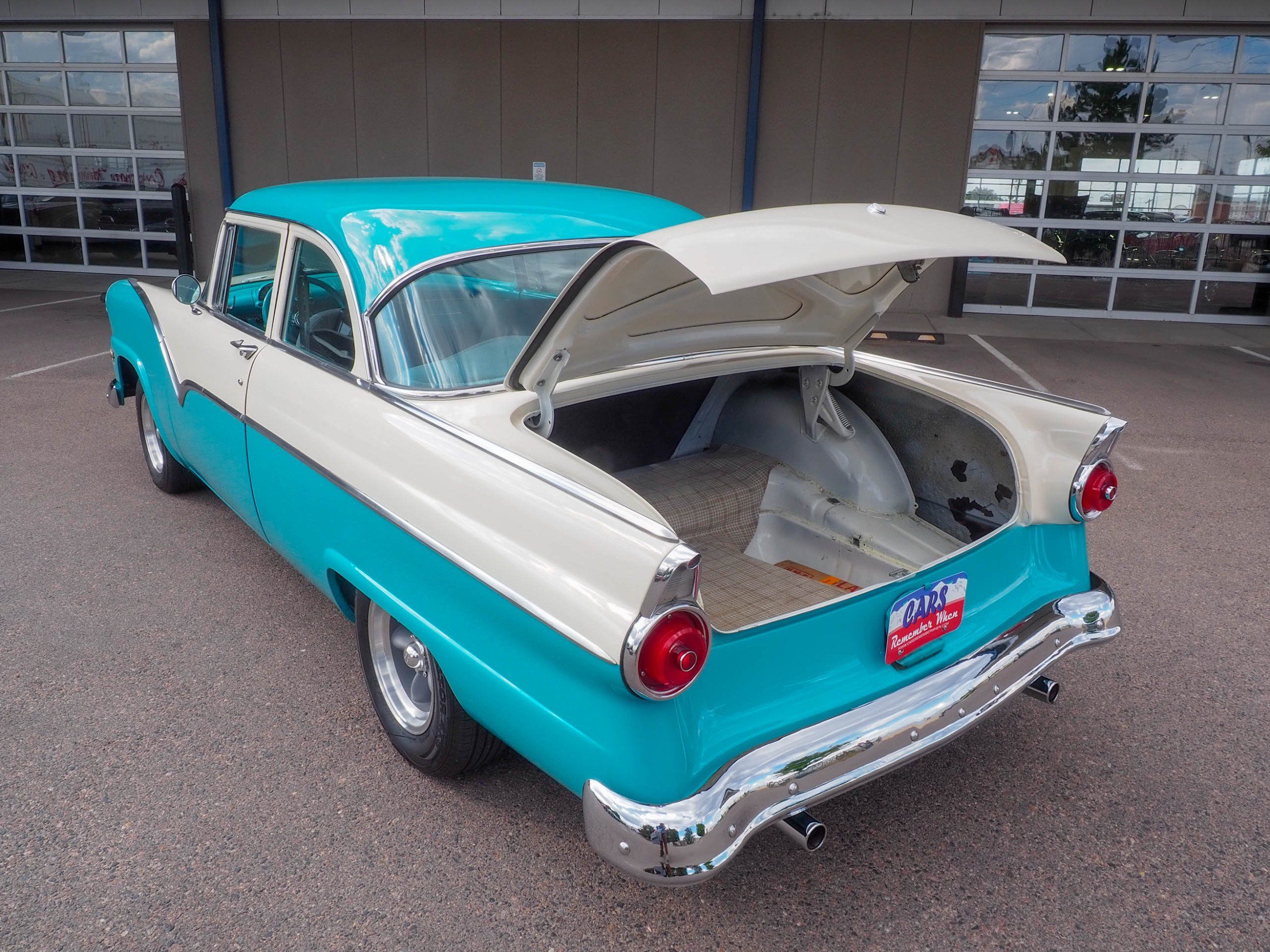 1955 Ford Fairlane Teal Coupe