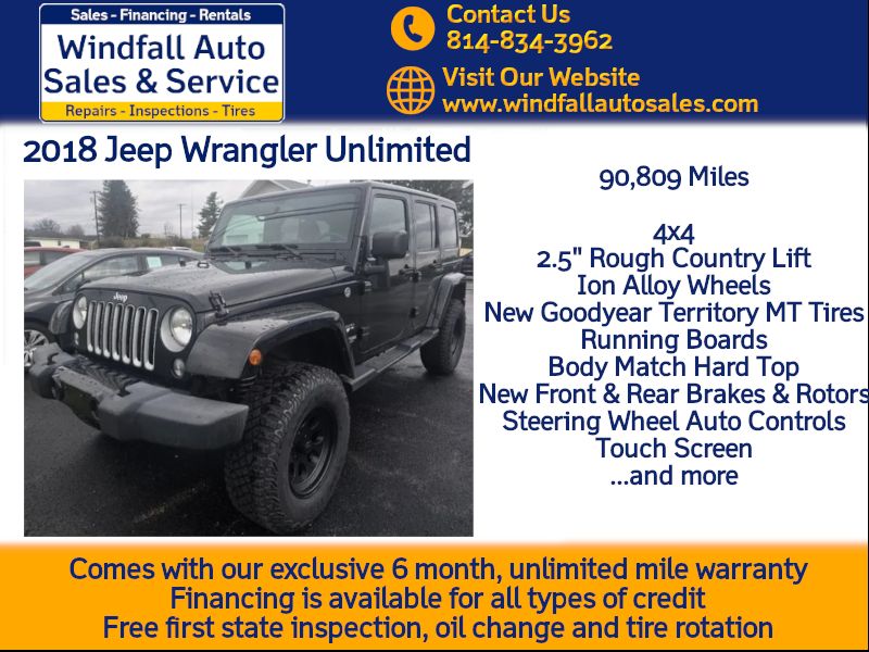 2018 Jeep Wrangler Unlimited Sahara