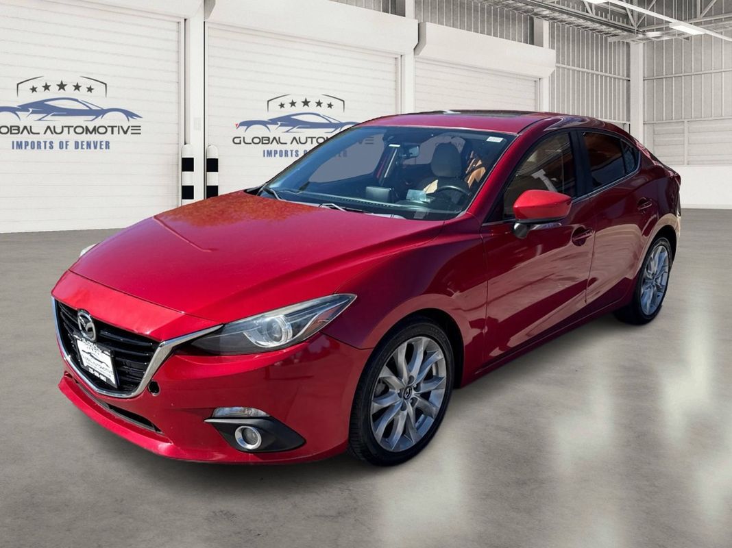 Red 2014 Mazda MAZDA3 s Grand Touring Sedan Sedan Front-Wheel Drive 6-Speed Automatic