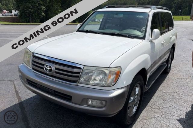 White 2006 Toyota Land Cruiser SUV / Crossover All-Wheel Drive 5-Speed Automatic