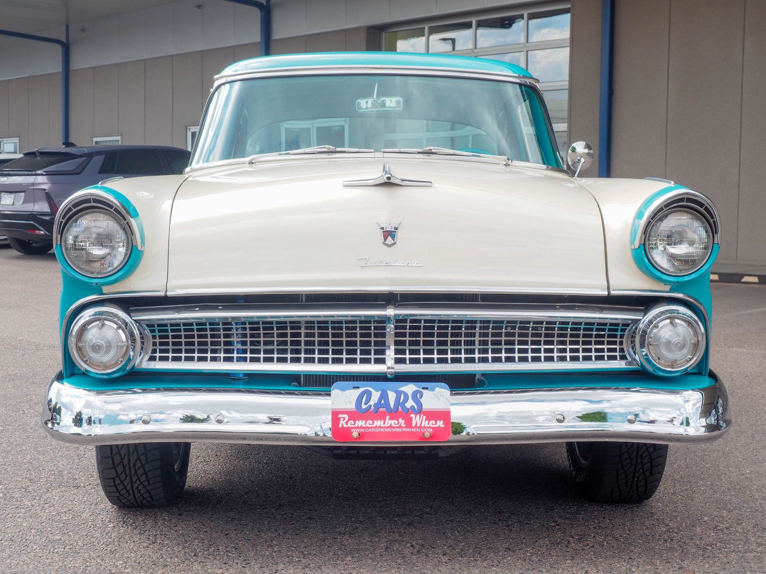 1955 Ford Fairlane Teal Coupe