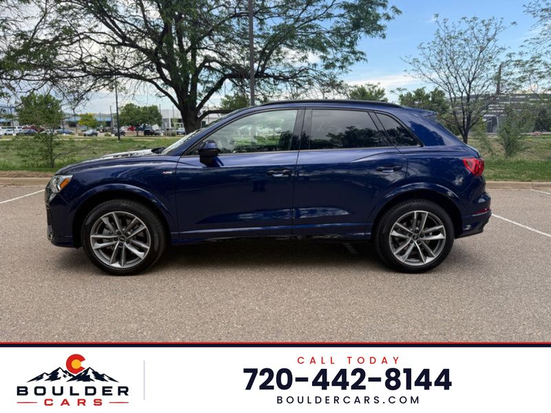 Blue 2024 Audi Q3 SUV / Crossover All-Wheel Drive 8-Speed Automatic