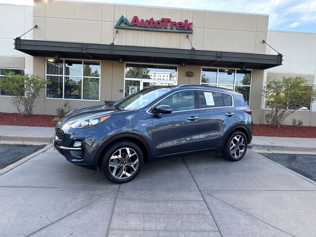 Blue 2020 Kia Sportage SUV / Crossover All-Wheel Drive 6-Speed Automatic