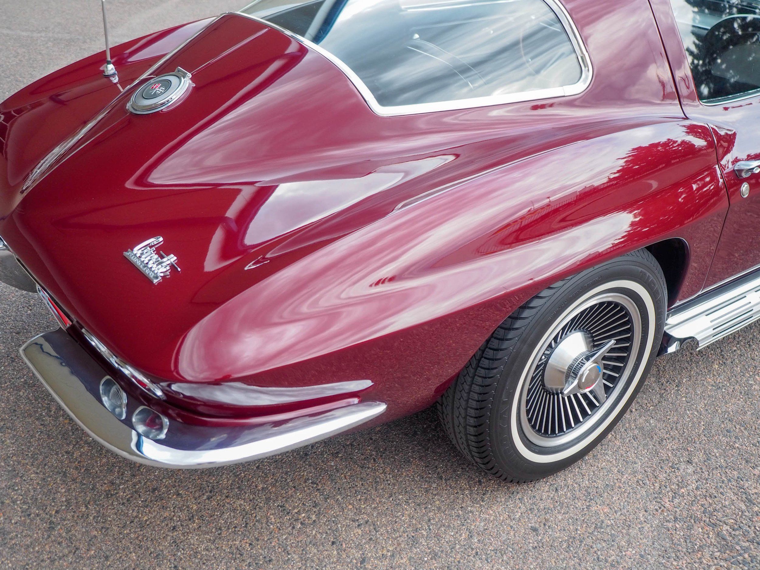 1966 Chevrolet Corvette Maroon Coupe