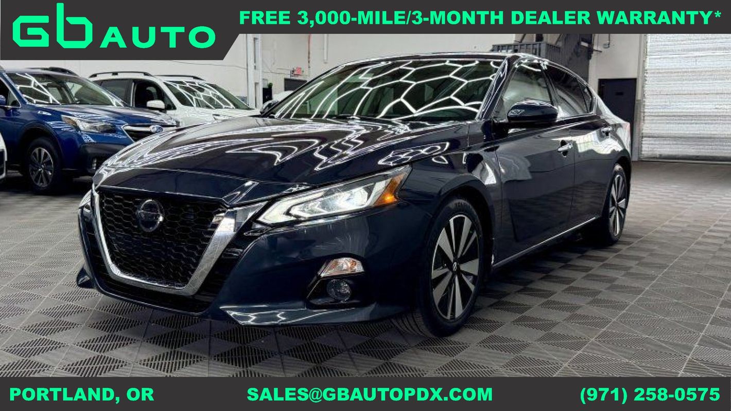 Blue 2019 Nissan Altima 2.5 SV FWD Sedan Front-Wheel Drive Continuously Variable Transmission