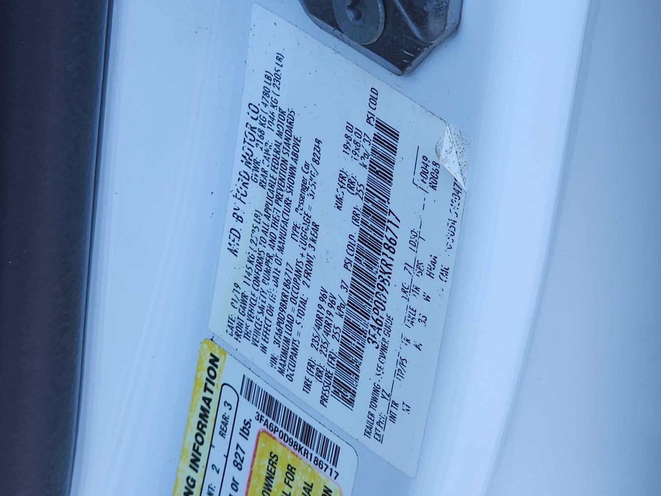 2019 Ford Fusion Titanium Evans Auto Sales