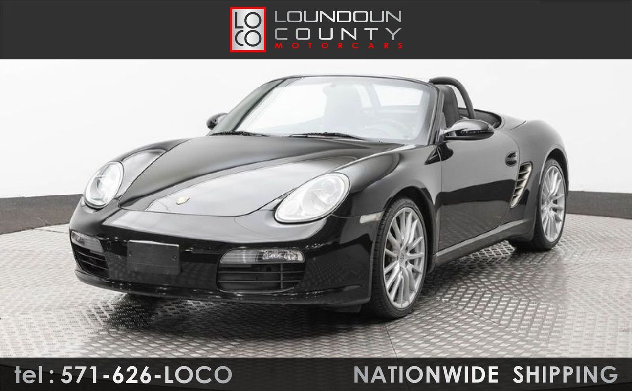 Black 2005 Porsche Boxster Base Convertible Rear-Wheel Drive 5-Speed Manual