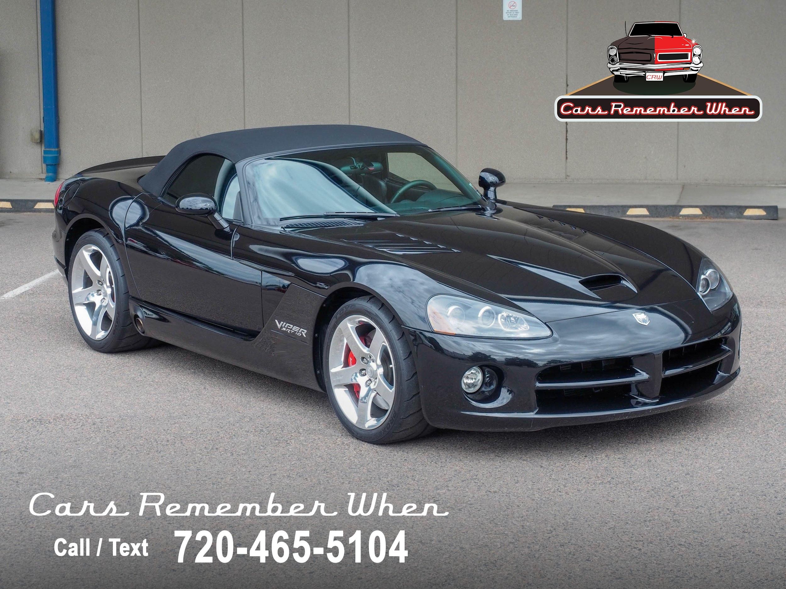 2006 Dodge Viper Black SRT10