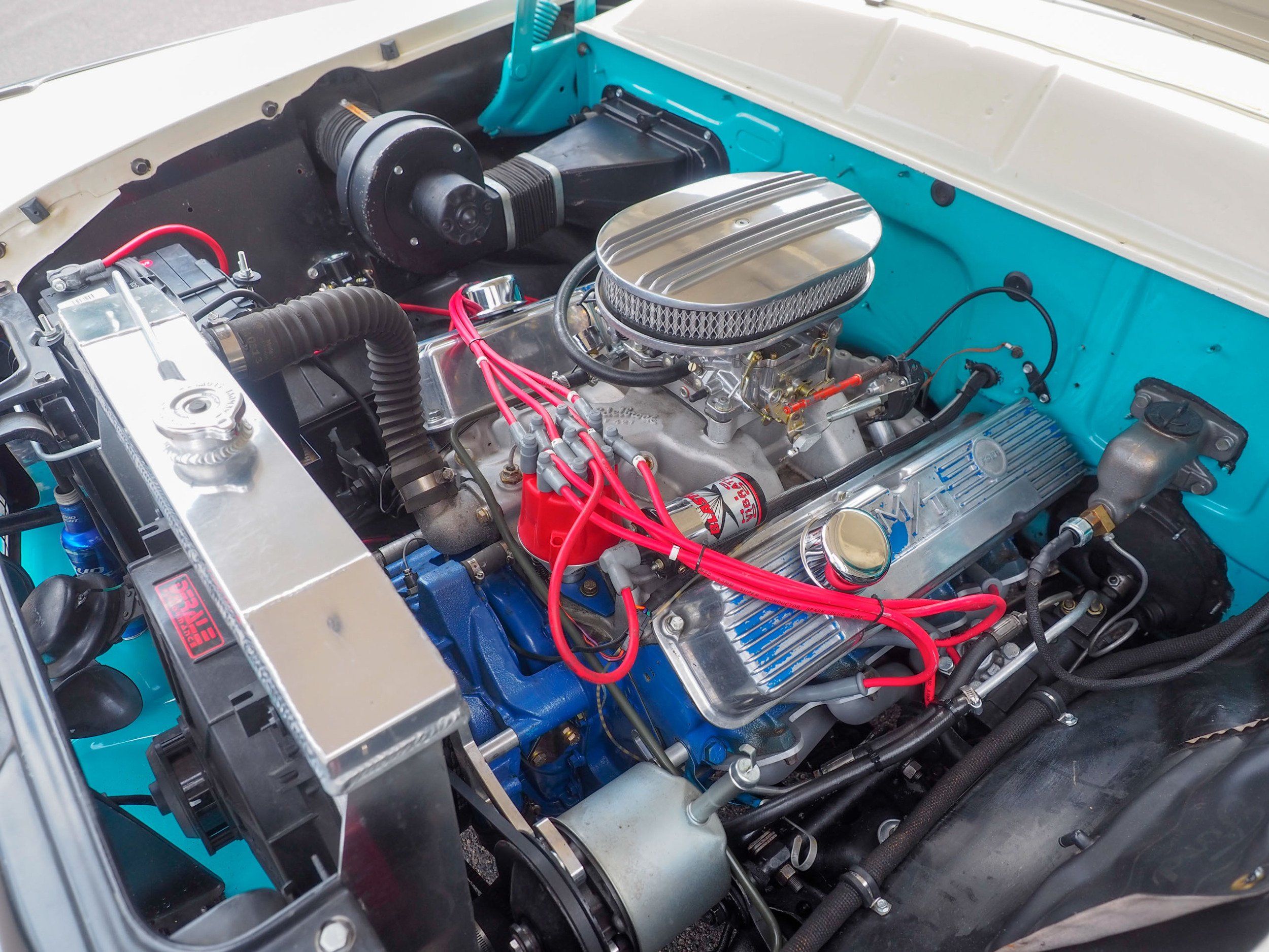 1955 Ford Fairlane Teal Coupe