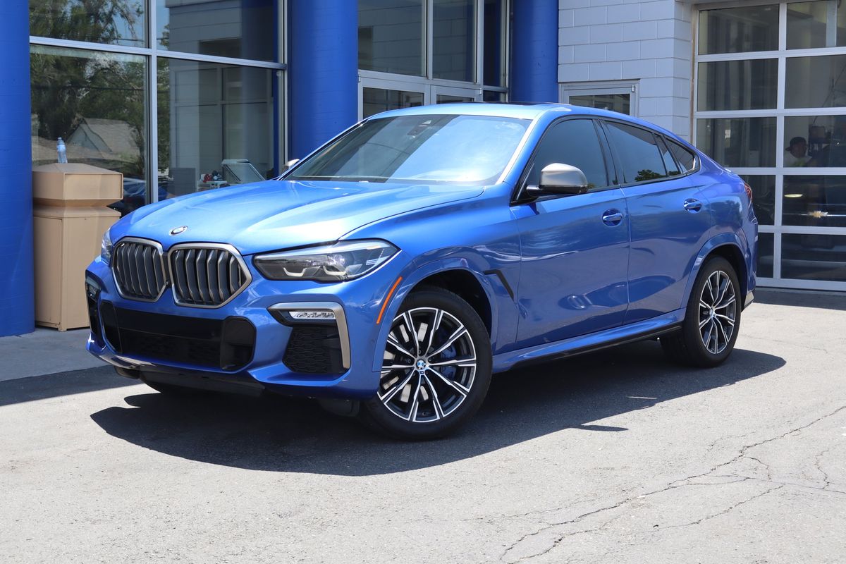 Blue 2020 BMW X6 SUV / Crossover All-Wheel Drive 8-Speed Automatic