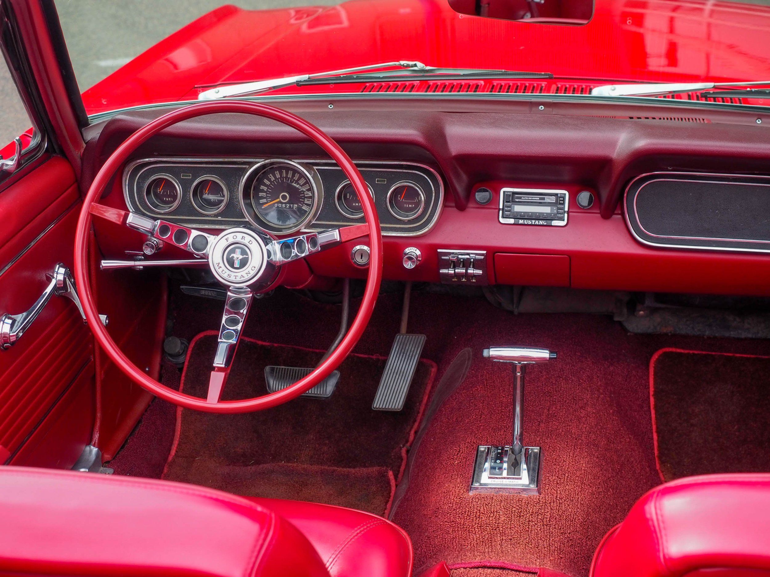 1966 Ford Mustang Red Convertible