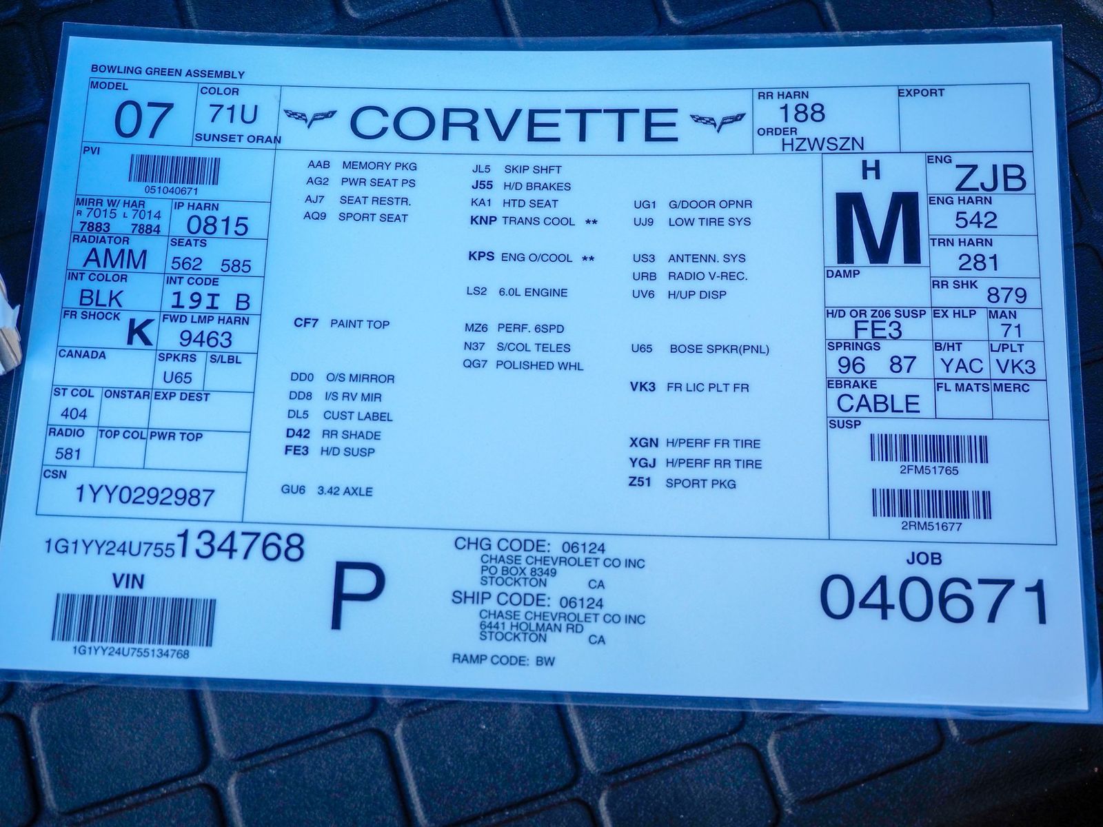 2005 Chevrolet Corvette 58