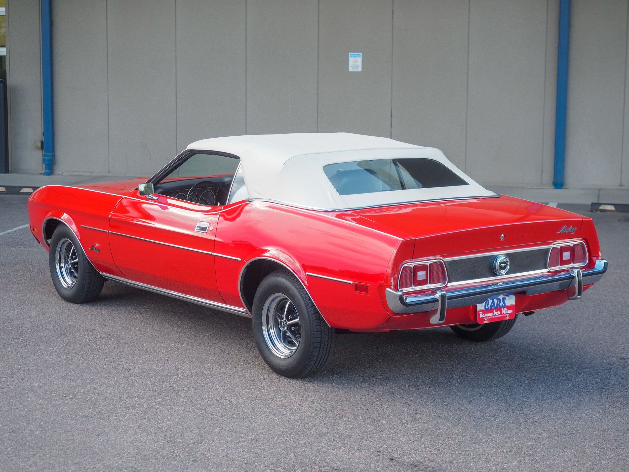 1973 Ford Mustang Red Convertible