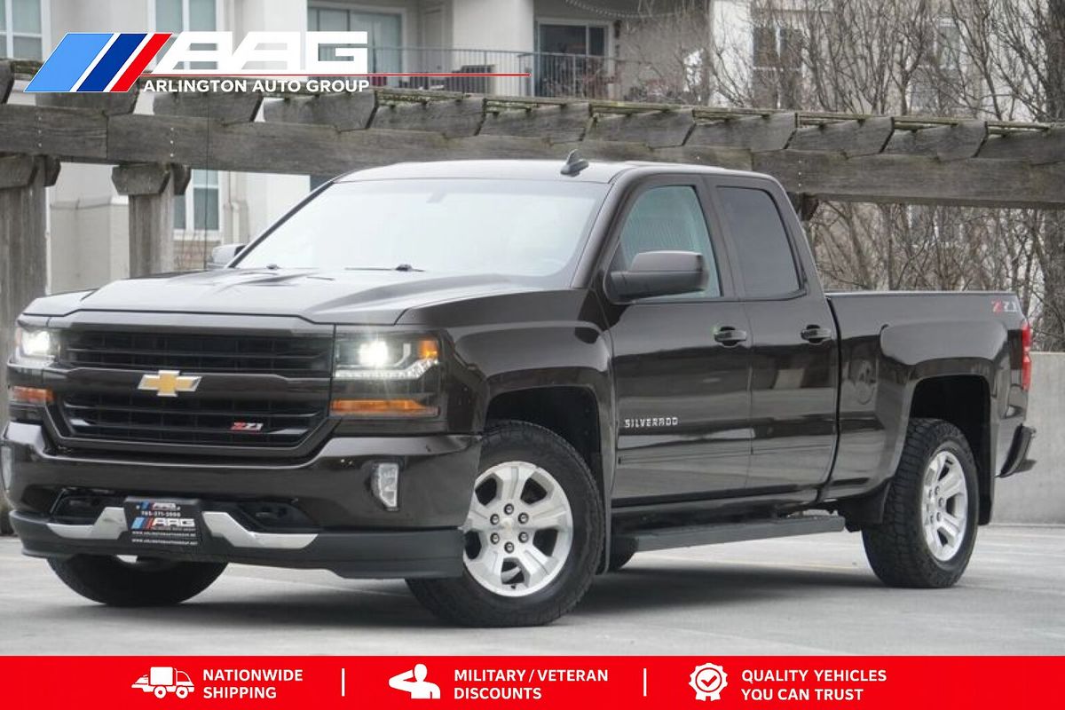 2018 CHEVROLET SILVERADO 1500 DOUBL Z71 LT PICKUP 4D 6 1/2 FT