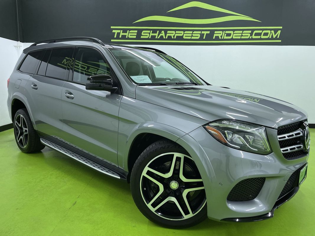 Gray 2017 Mercedes-Benz GLS 550 4MATIC SUV / Crossover All-Wheel Drive Automatic