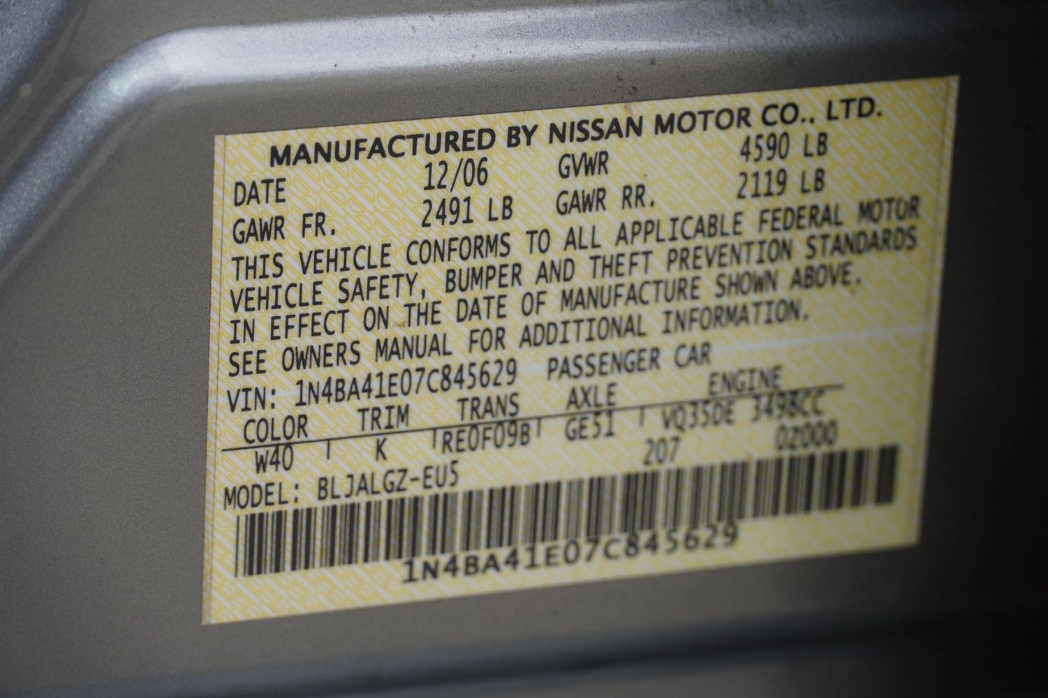 2007 Nissan Maxima SL - Photo 76
