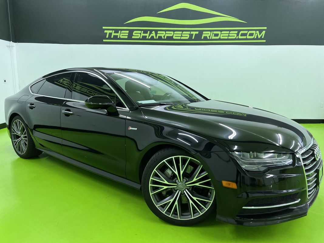 Black 2016 Audi A7 Sedan All-Wheel Drive Automatic
