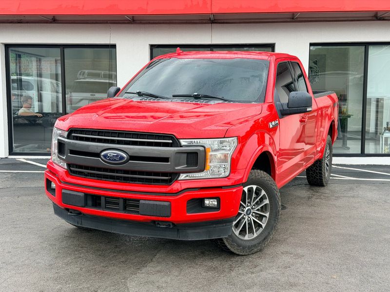 Red 2018 Ford F-150 Pickup Truck Four-Wheel Drive 6-Speed Automatic