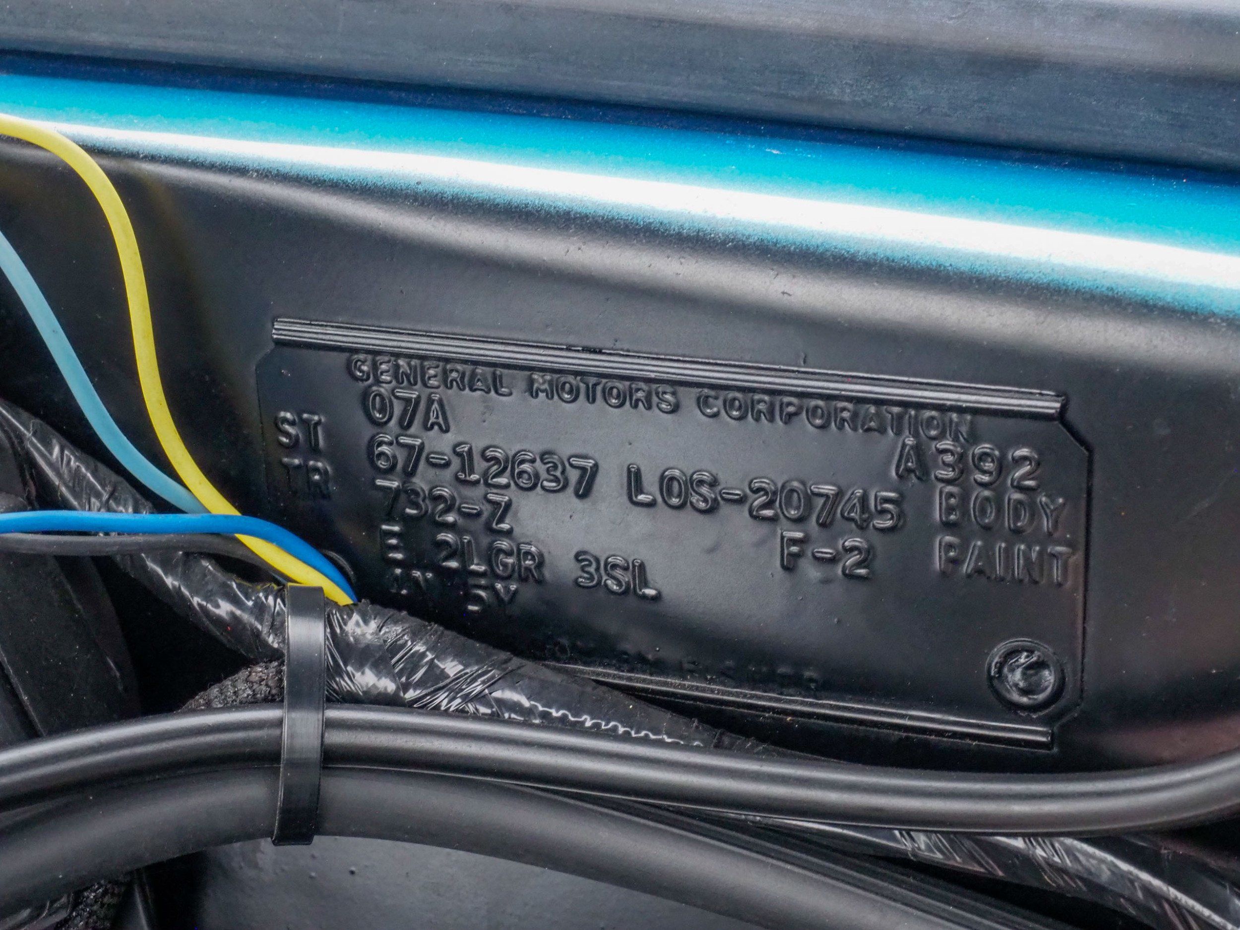 1967 Chevrolet Camaro Blue RS/SS