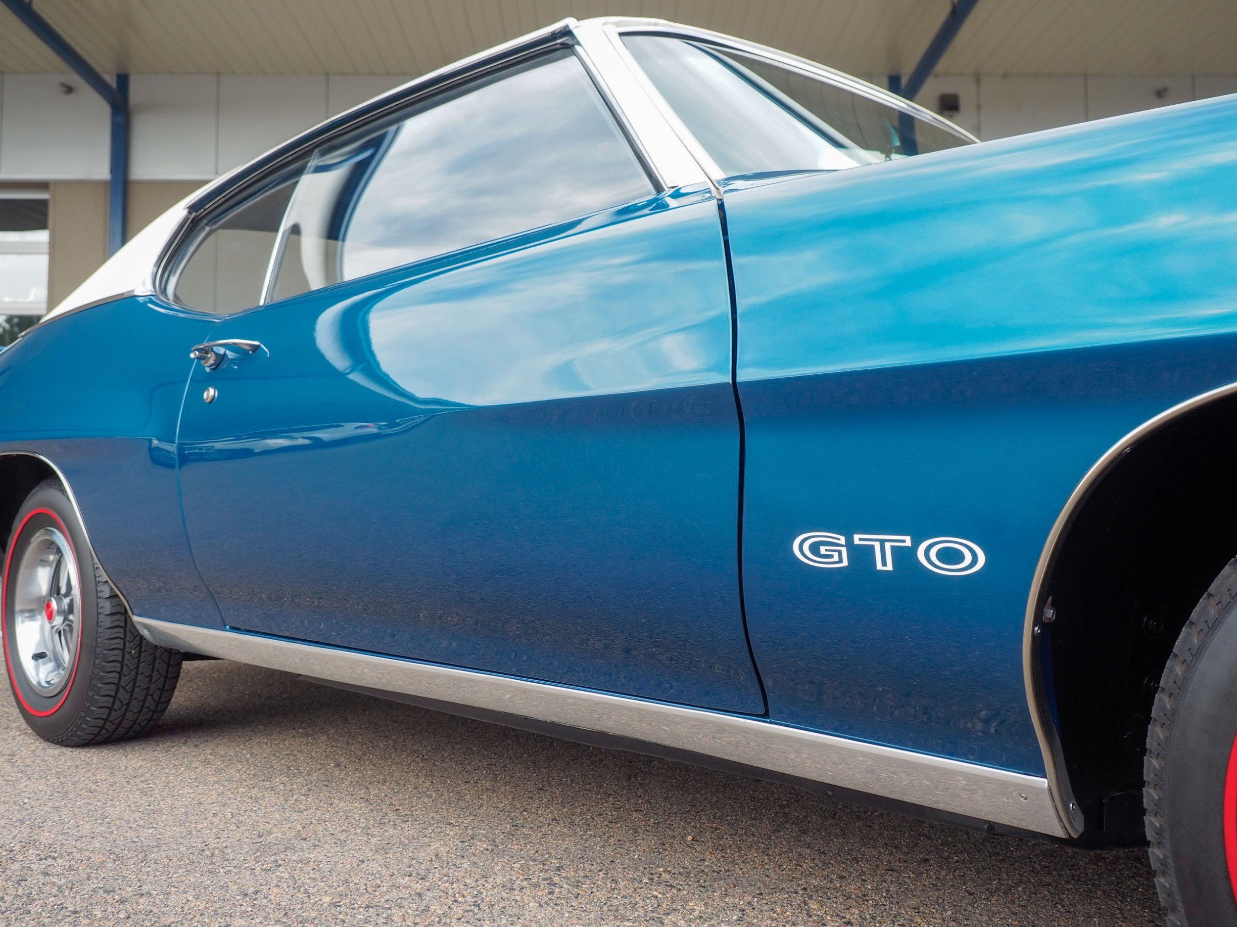 1970 Pontiac GTO Blue 