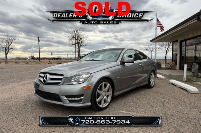 Silver 2012 Mercedes-Benz C-Class C 250 Coupe Coupe Rear-Wheel Drive 7-Speed Automatic