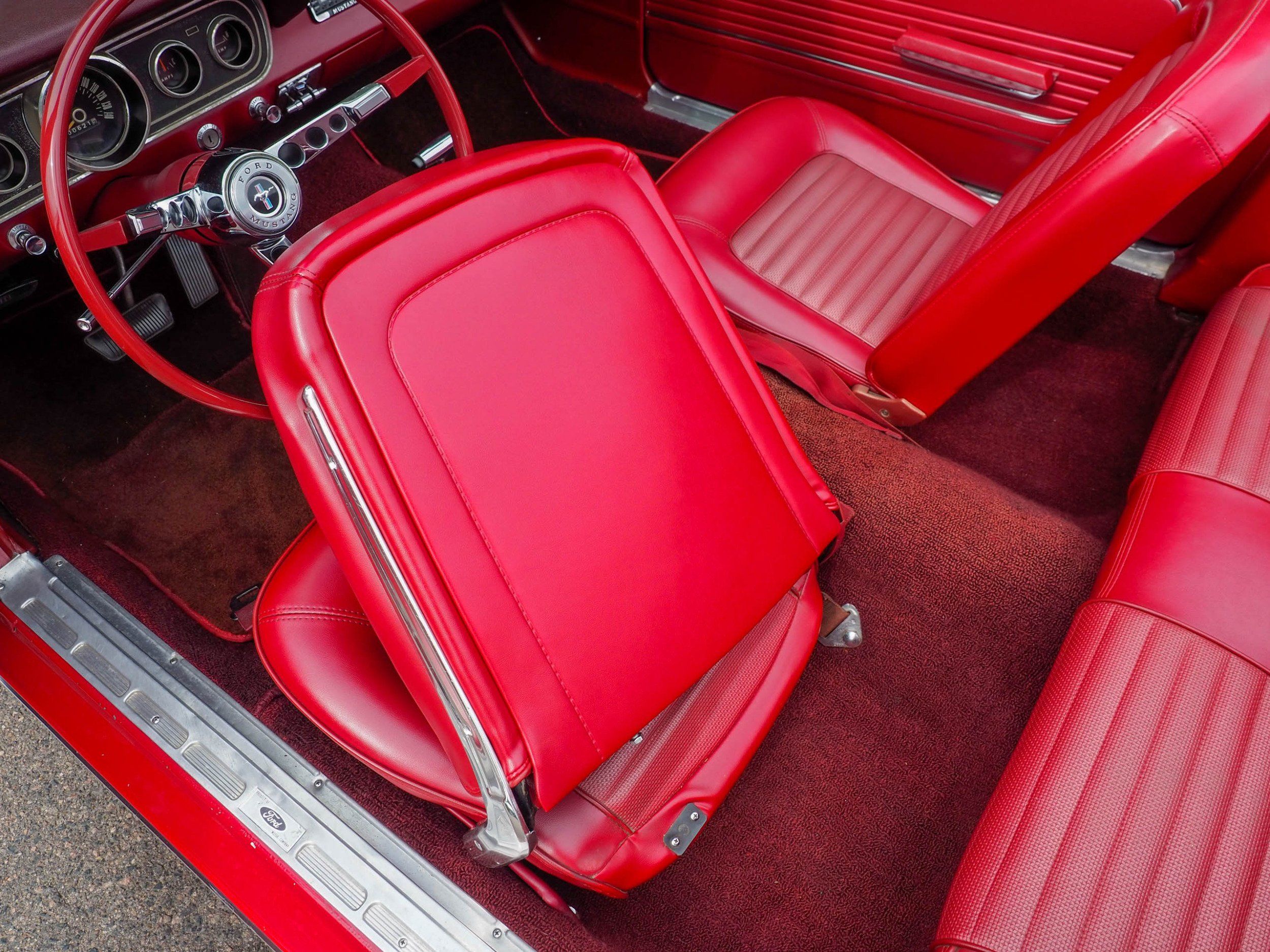 1966 Ford Mustang Red Convertible